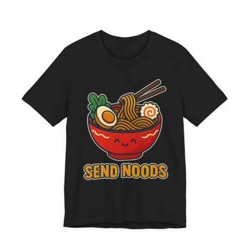Send Noods – Funny Ramen Parody Unisex Tee | Fat Merman Designs 😏✨🍜