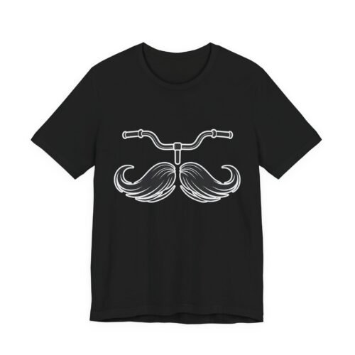 😏 Mustache Ride – Retro Unisex Tee | Fat Merman Designs 🚲👨🏻✨