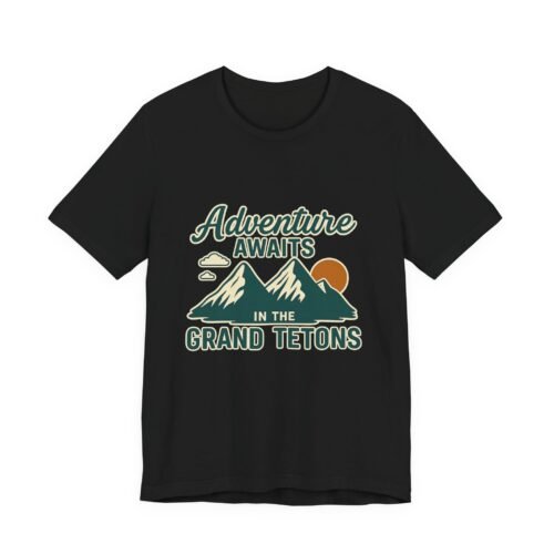 Adventure Awaits in the Grand Tetons – Unisex Tee | Fat Merman Designs 🌄⛰️😉