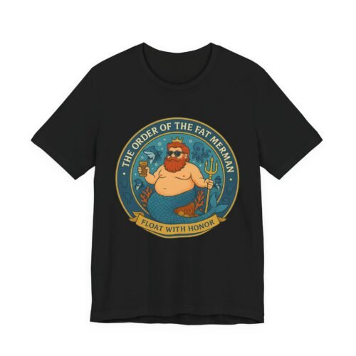 Order of the Fat Merman – Official Seal Tee | Fat Merman Designs 🧜‍♂️🍺✨