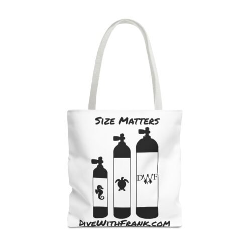 Size Matters Tote Bag | Dive With Frank 🤿
