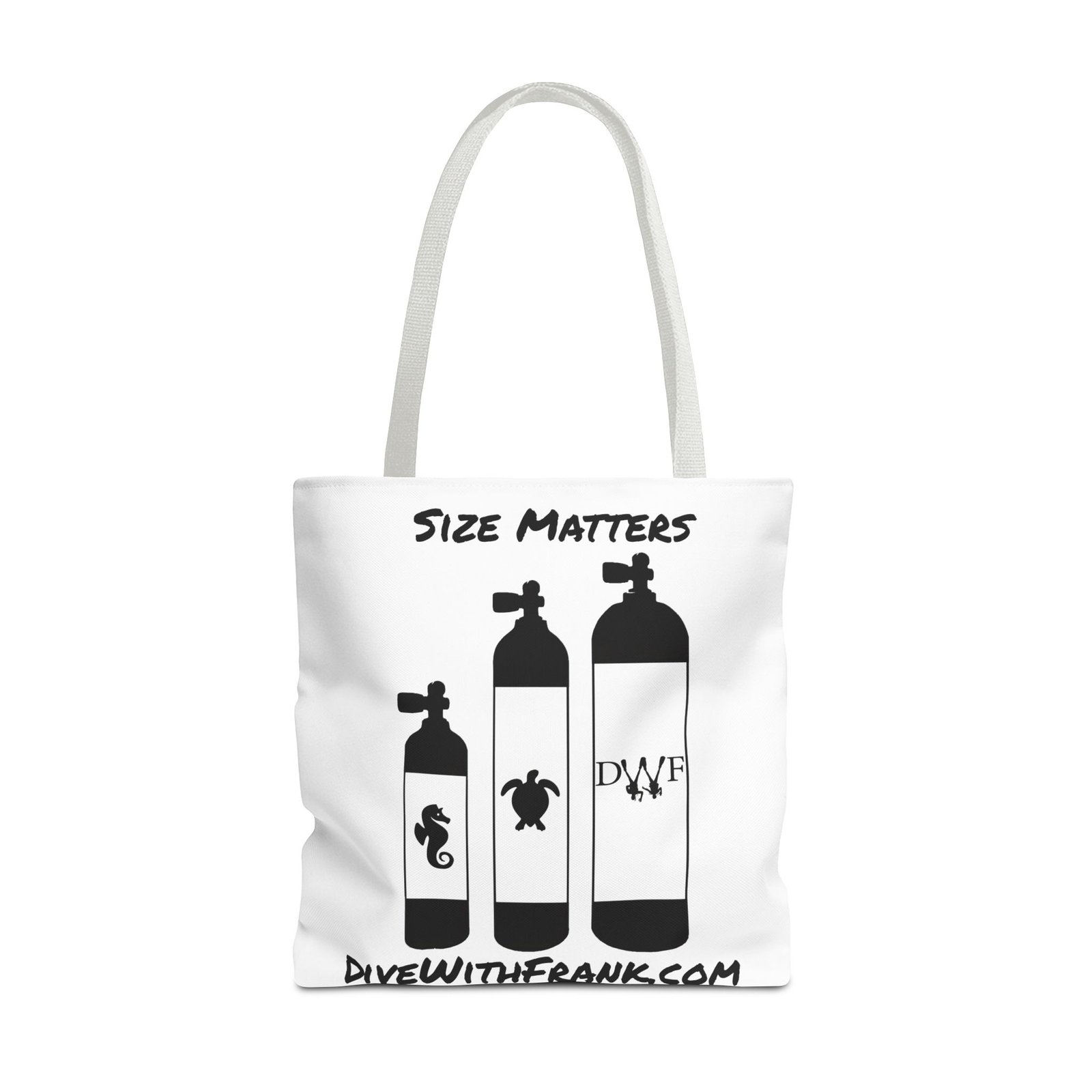 Size Matters Tote Bag | Dive With Frank 🤿