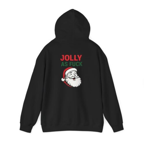 Jolly As Fuck – Santa Christmas Hoodie | Fat Merman Designs 🎅🔥🎄