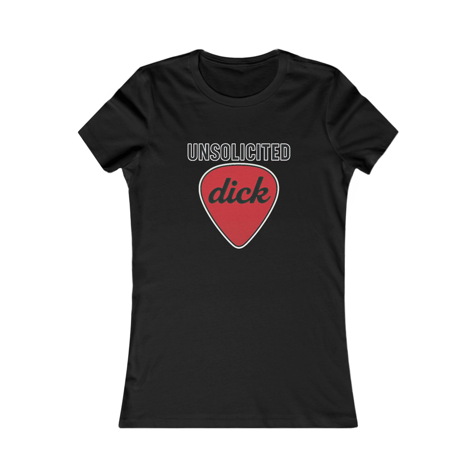 Unsolicited Dick Pick – Retro Women’s Tee | Fat Merman Designs 🎸😈💛