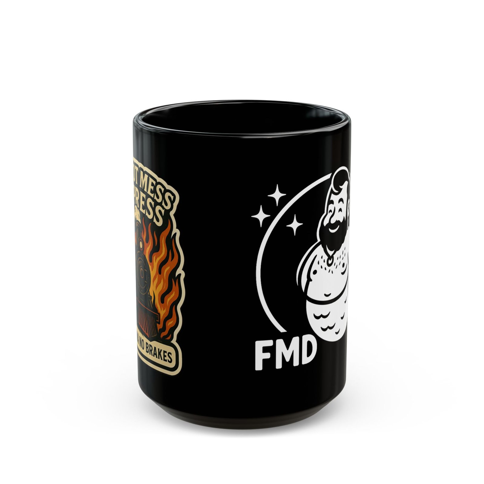 Hot Mess Express – 15oz Chaos Train Mug | Fat Merman Designs 🚂🔥 - Image 2