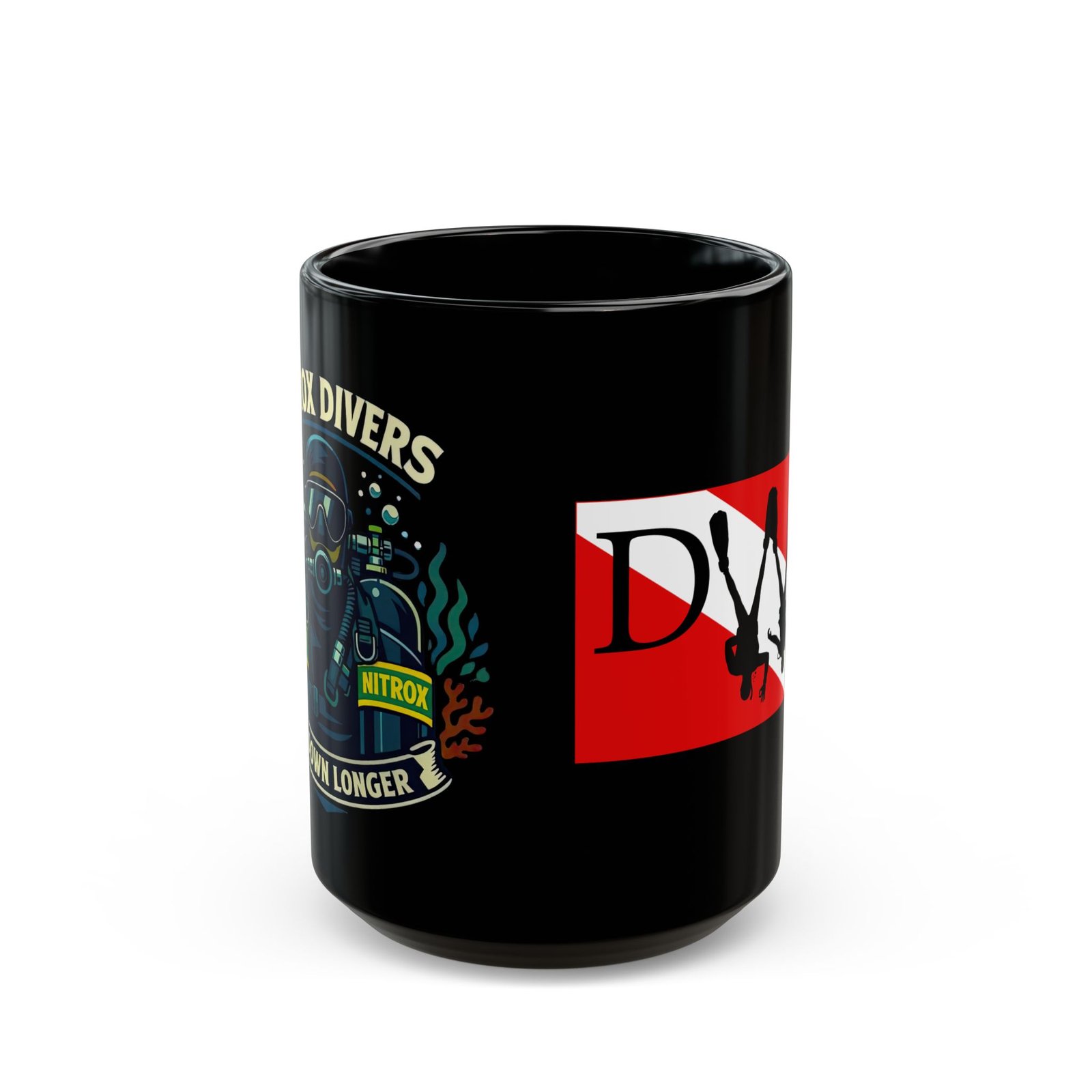 Nitrox Divers Go Down Longer 15oz Coffee Mug | Dive With Frank ☕🤿 - Image 2
