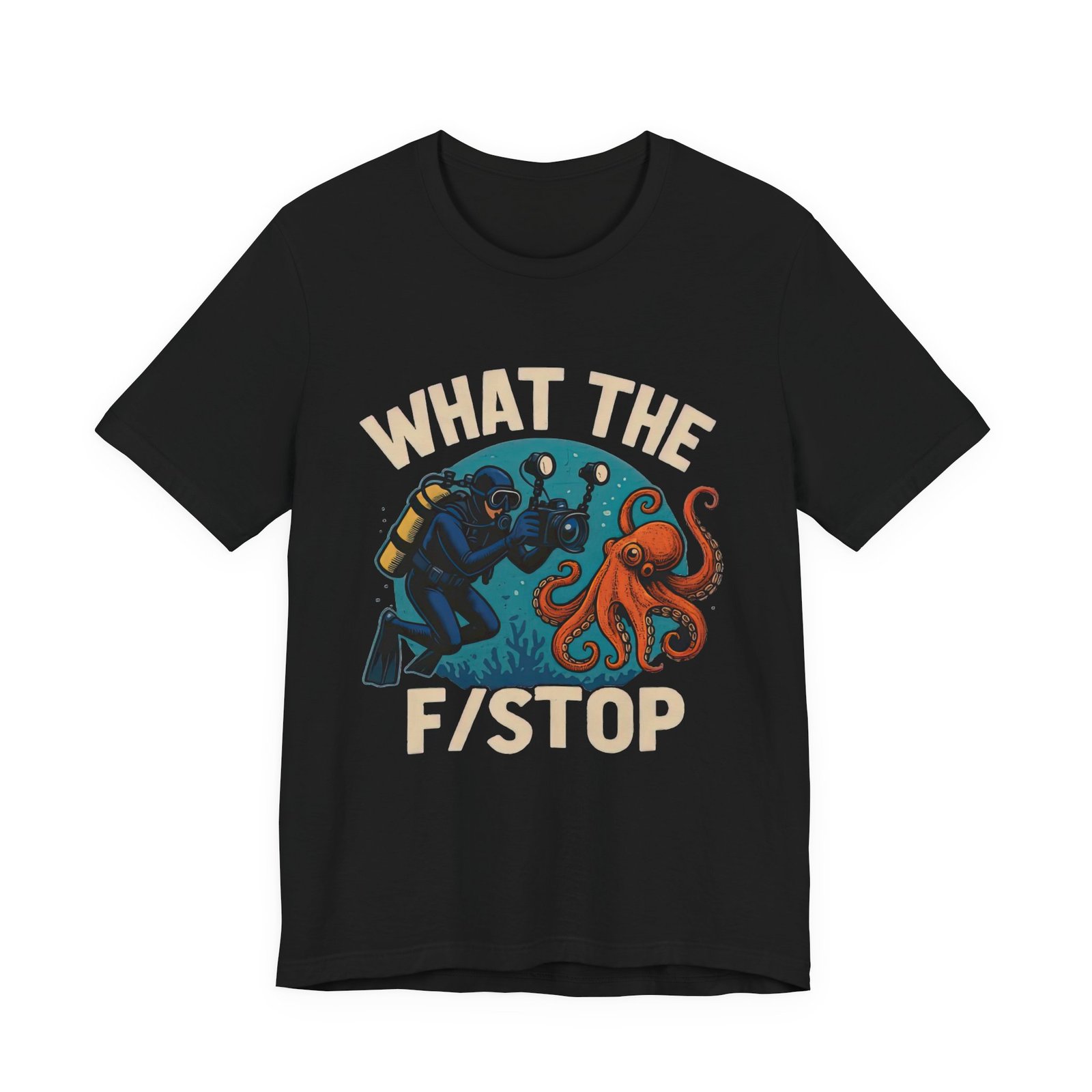 What the F/Stop Unisex Tee | Dive With Frank π·π€Ώ